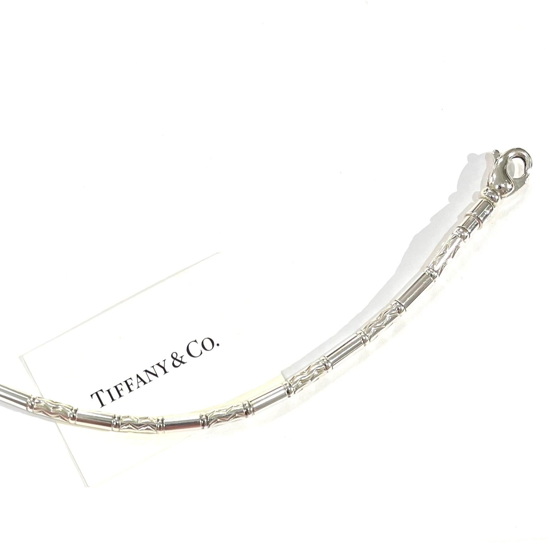 希少【TIFFANY&CO.】2905 German ZigZagブレスレット幾何学 シルバー