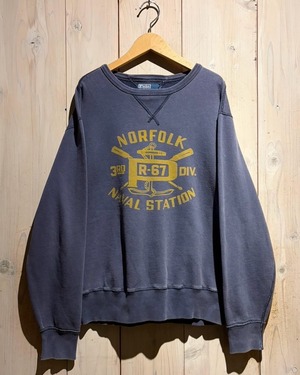 【a.k.a.C.a.k.a vintage】“Polo by Ralph Lauren” Good Fade Vintage Sweatshirt