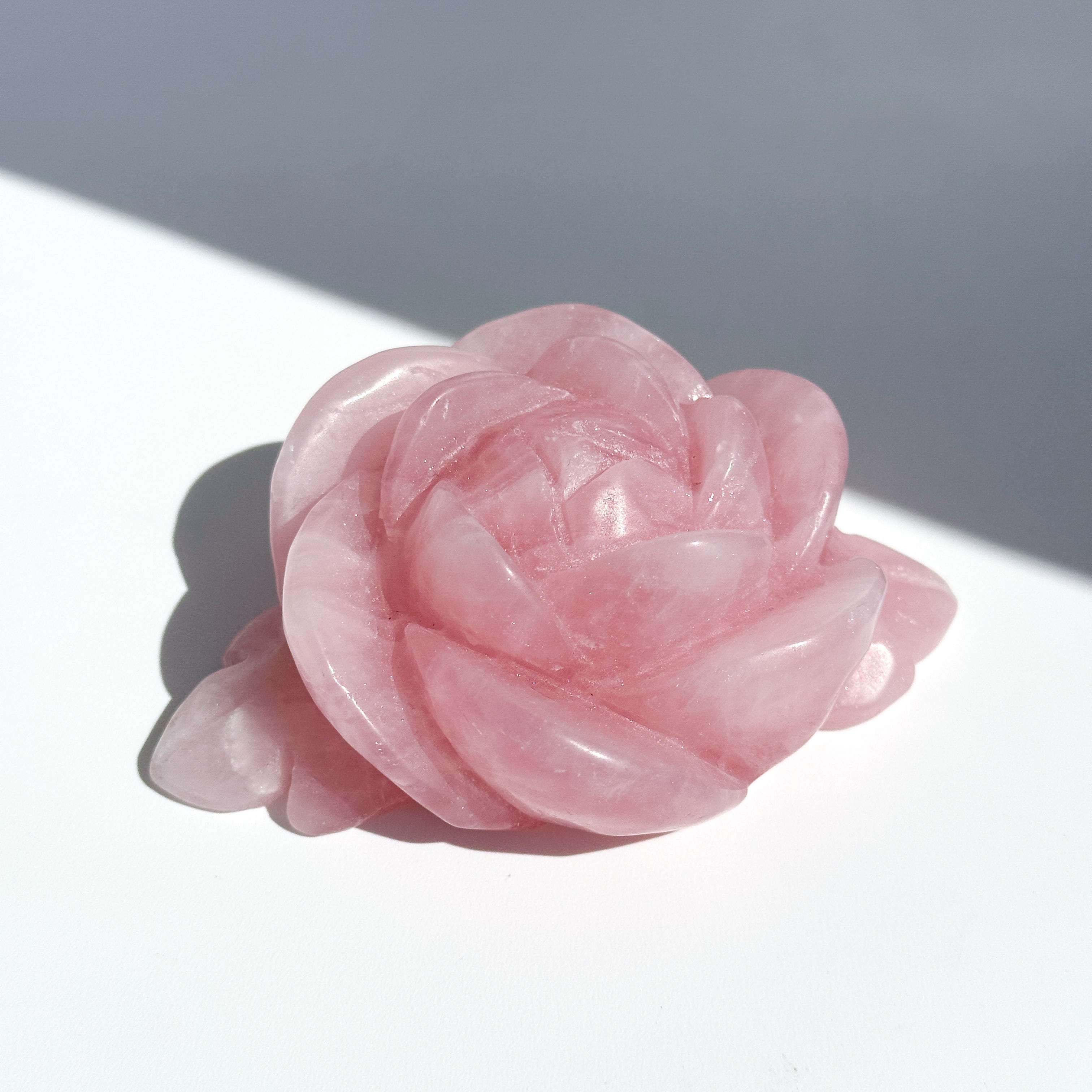 Big ローズクォーツ バラ 02◇ Rose Quartz ◇天然石・鉱物
