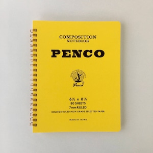 ノートブック リングノート コイルノート 黄色 L / Coil Notebook Large Yellow PENCO