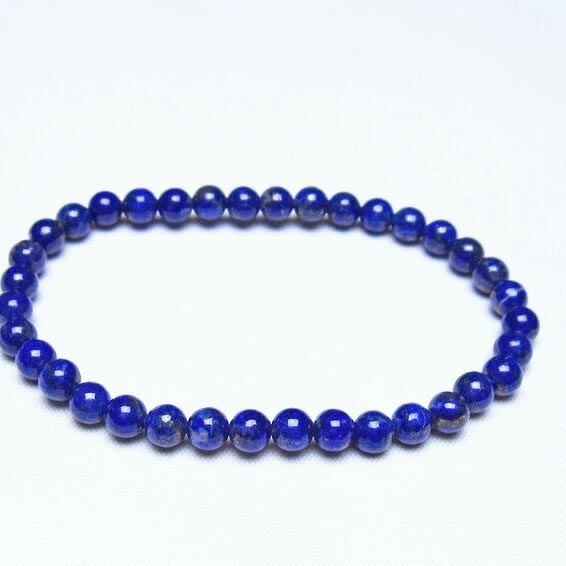 ラピスラズリ ブレスレット 5mm 一点物 メール便可 [M便 1/10] 111-48323