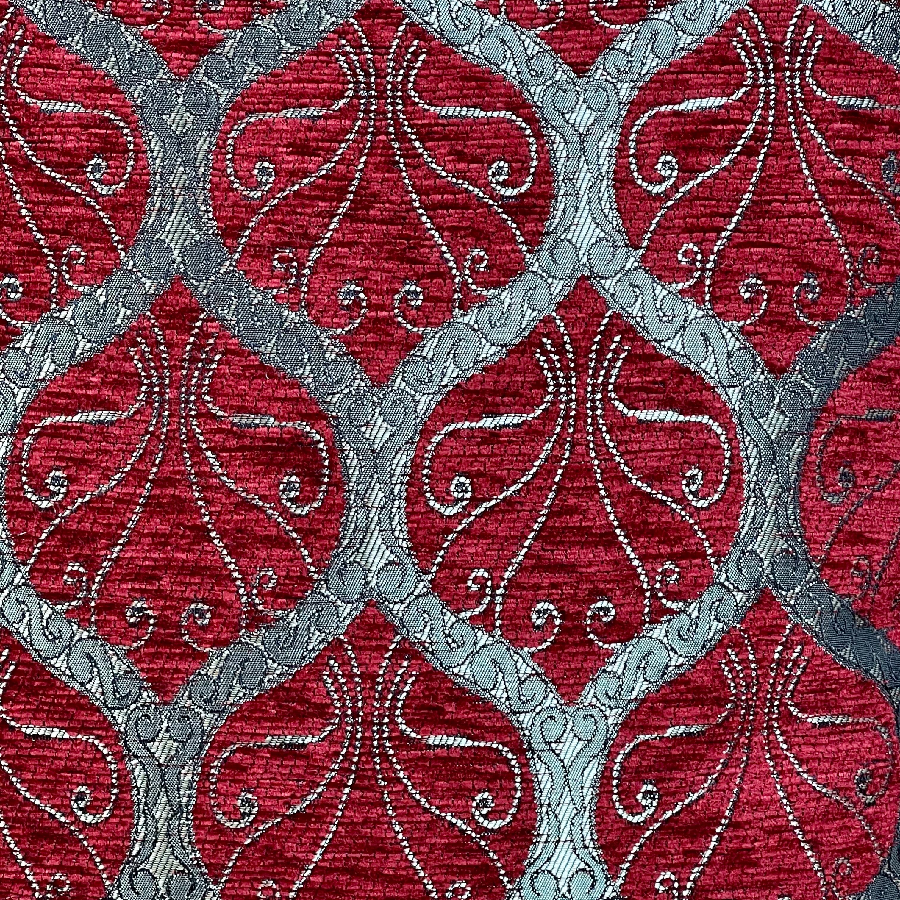 トルコの孔雀をモチーフにしたモロッコ柄の赤いクッションカバー トルコ製