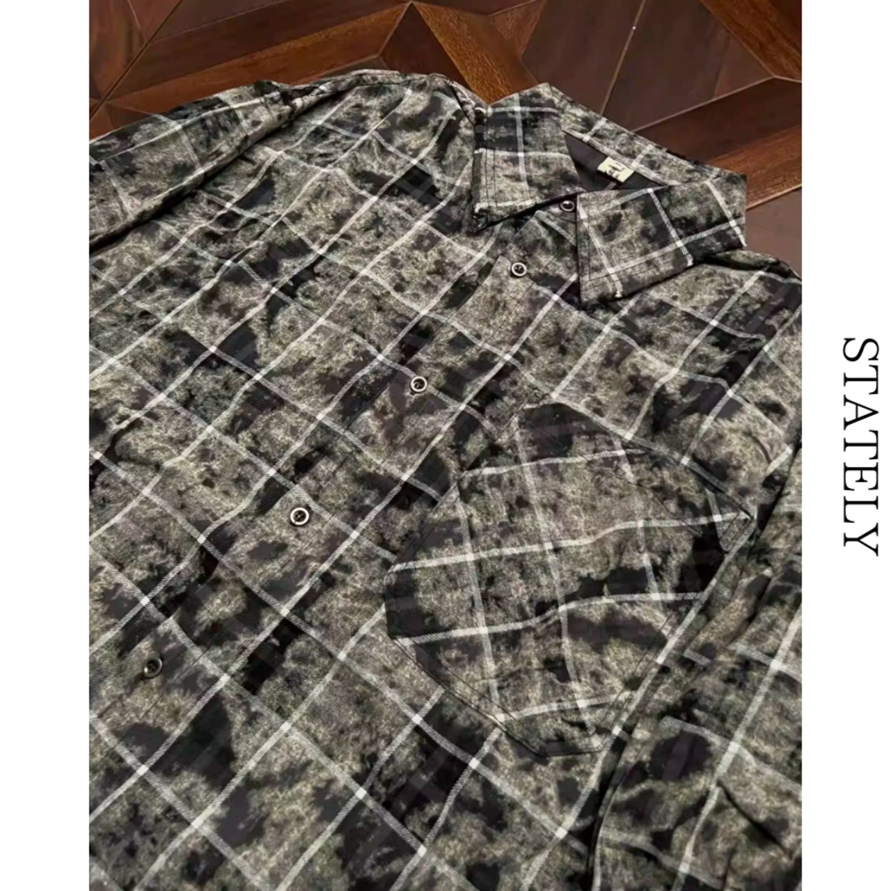 Grunge Check シャツジャケット/2color_T141・画像5