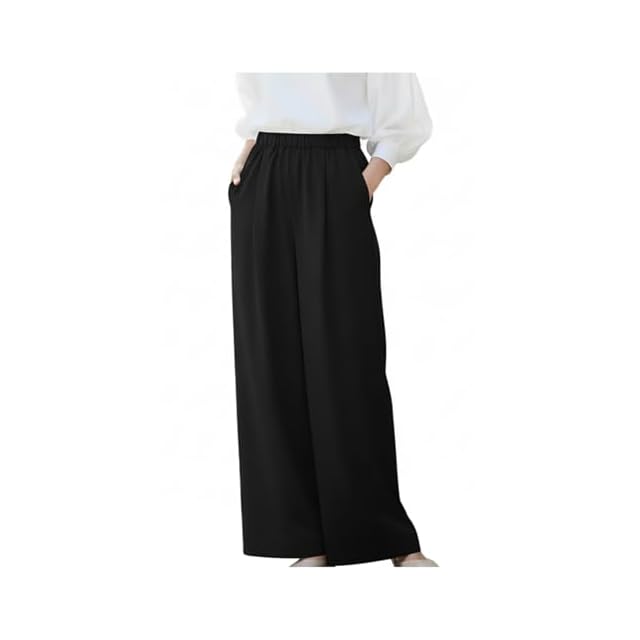 MASU CLASSIC WIDE TROUSERS (BLACK) MCFW-PT0821 | PAY ID