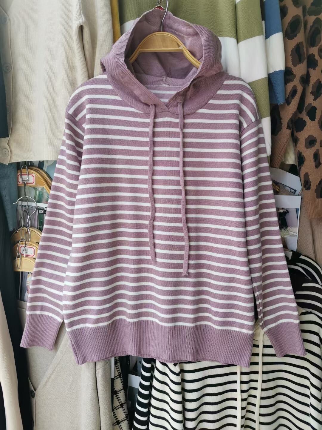 ボーダーパーカー　AJ−12541-1022