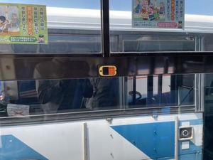 押ボタン（よこ）：熊本200か768号車（産交バス）