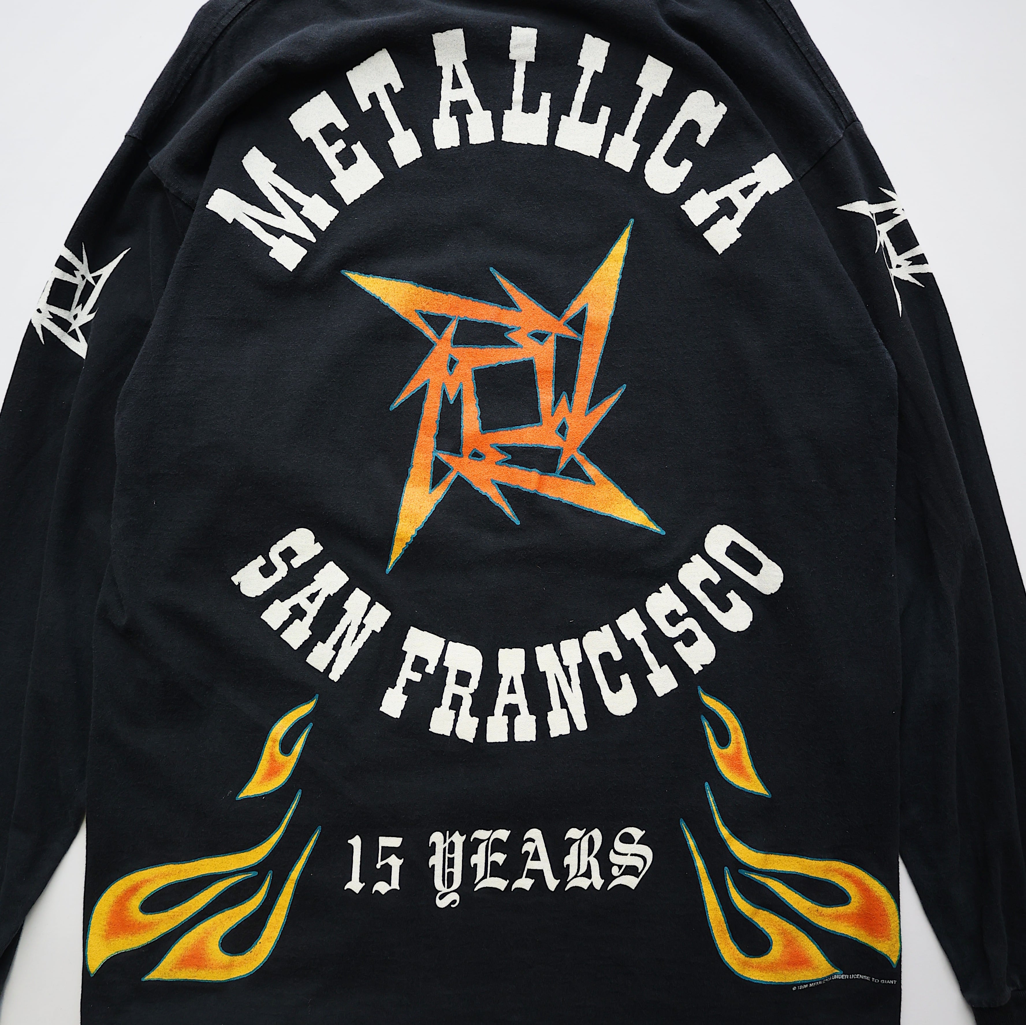 1996 METALLICA SAN FRANCISCO 15 YEARS L/S TSHIRT | CLIMB SENDAI