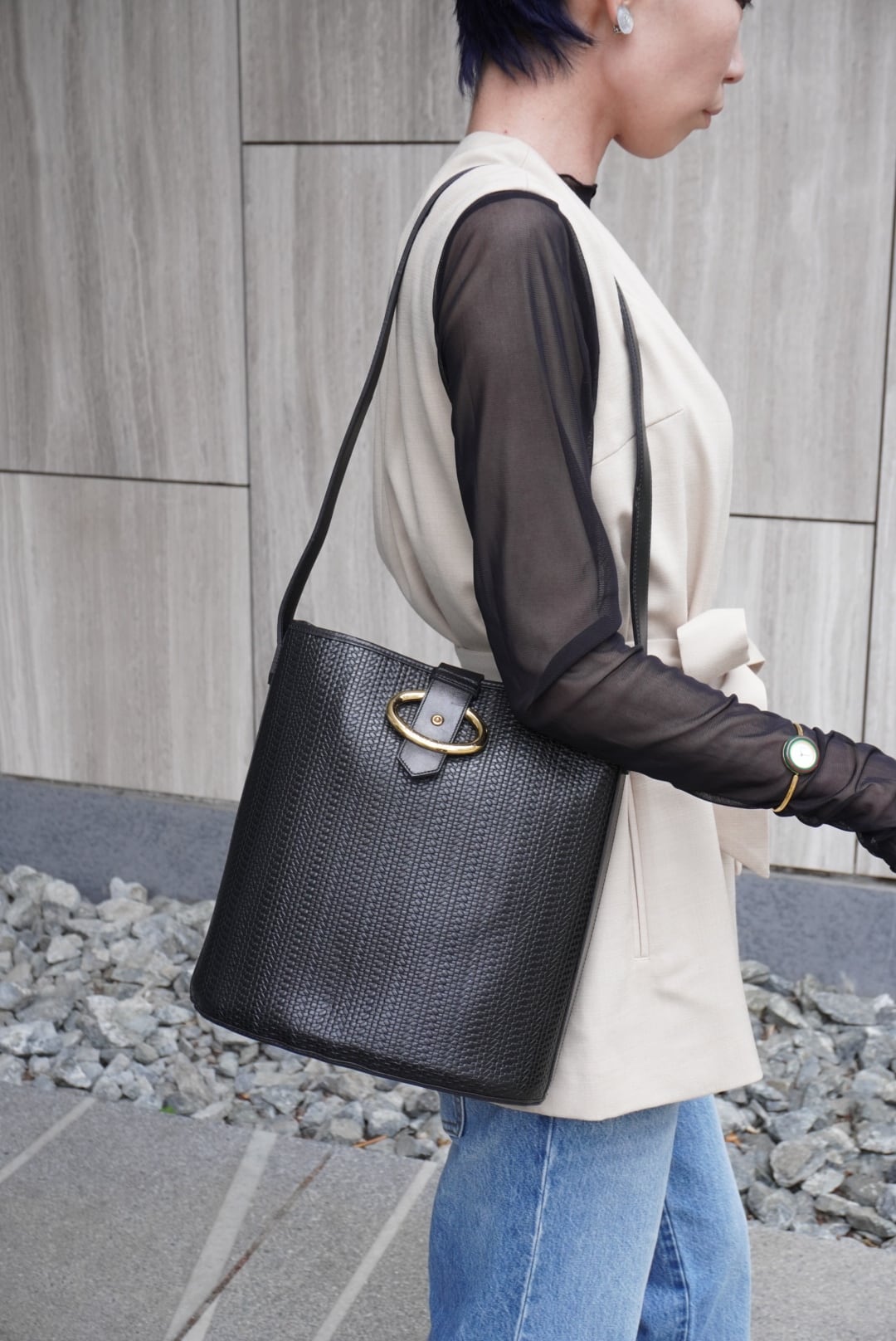 Christian Dior クリスチャン ディオール ショルダーバッグ ブラック
