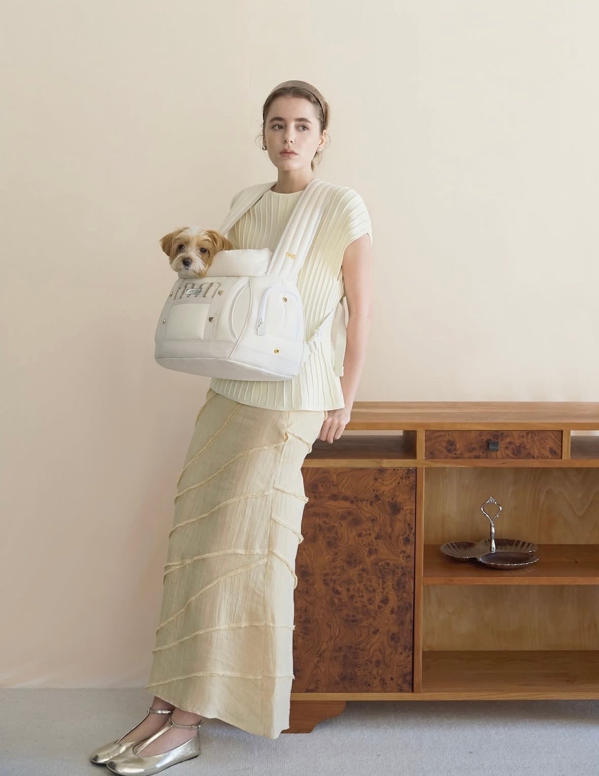 予約【seoru】Front Bag ( beige ) | ropet