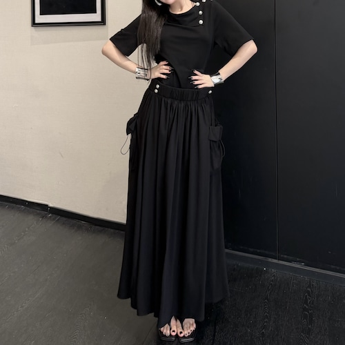 tops long skirt set up / l0736