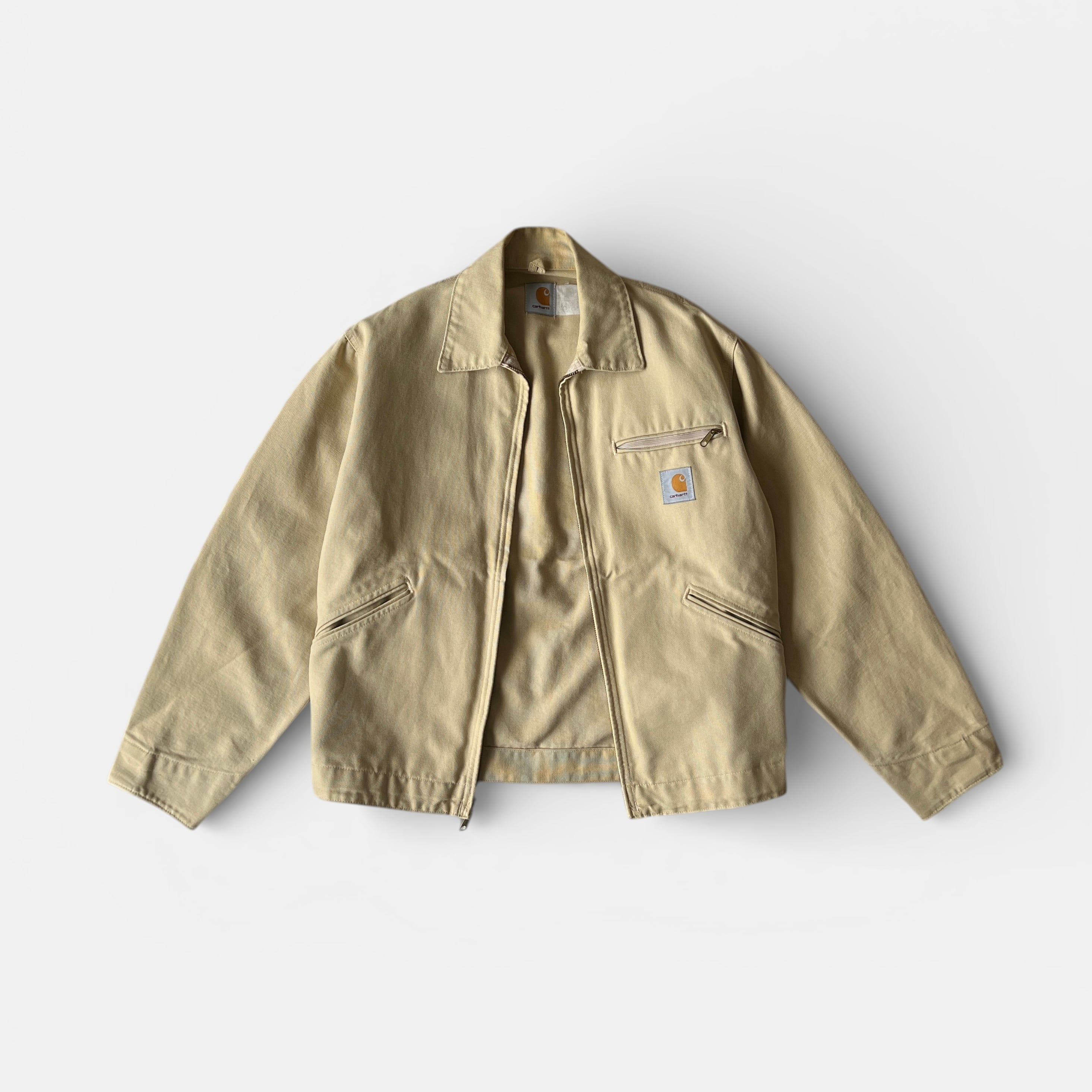 90s Carhartt Michigan Chore Coat Navy Distressed L | assemble store