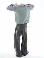 54A0 Tail Fin Patchwork Trousers