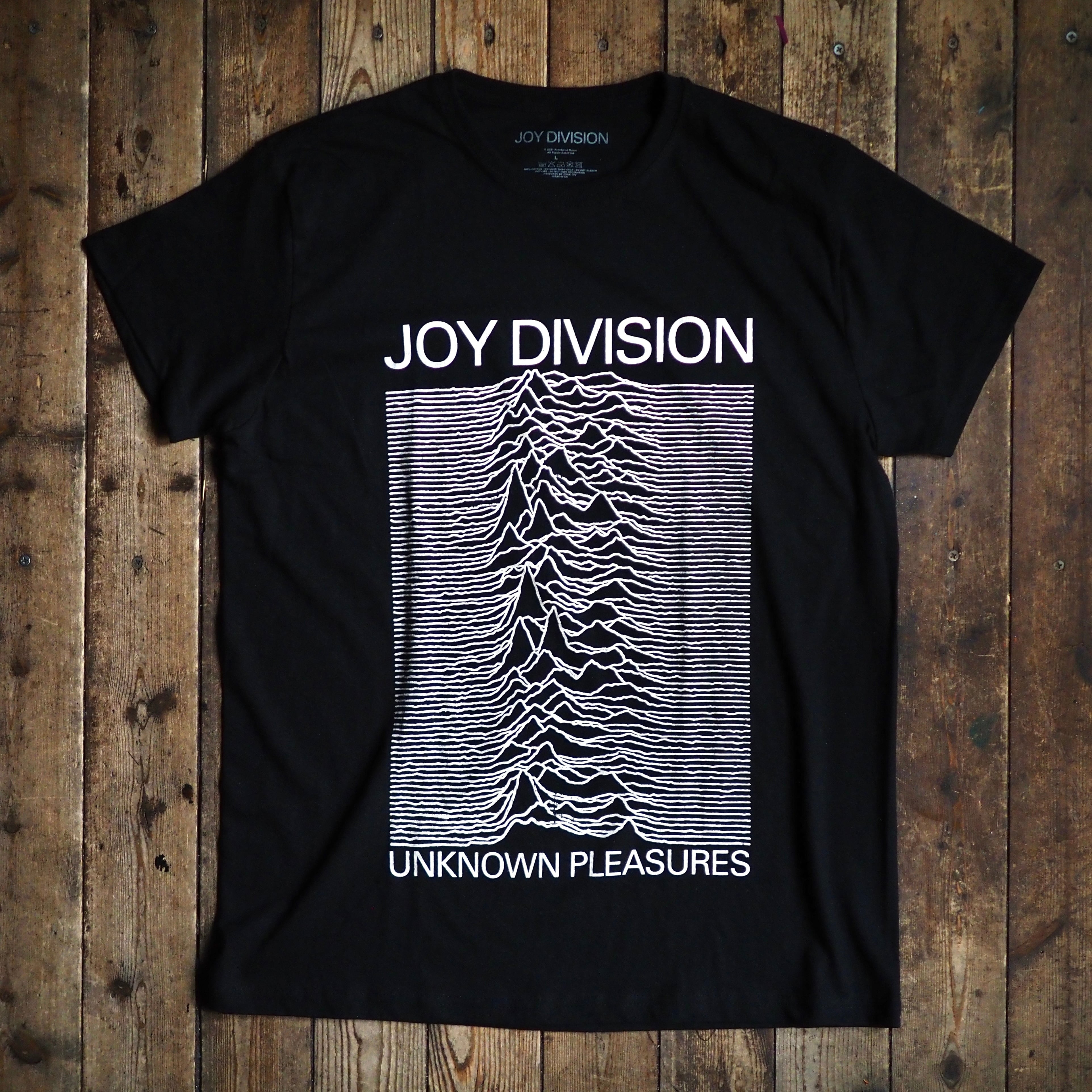 UK製 JOY DIVISION “UNKNOWN PLEASURES” Size L オフィシャル ジョイディヴィジョン Tシャツ | LITHIUM × Clover Over Dover powered by BASE