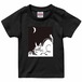 キッズｔシャツ　　　　月夜に猫