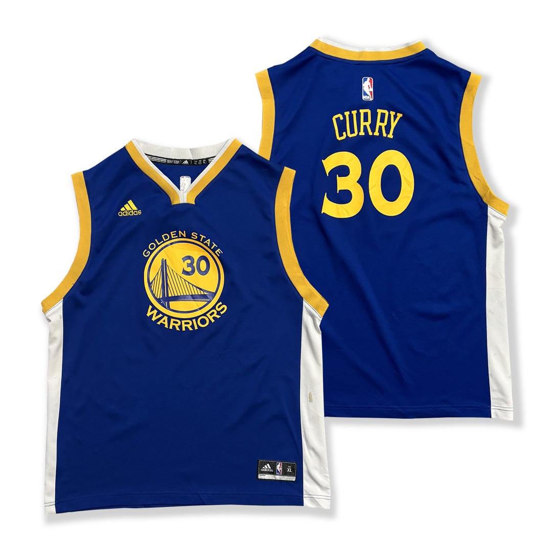 Stephen Curry 【Golden State Warriors】 Kids Game Shirt. adidas