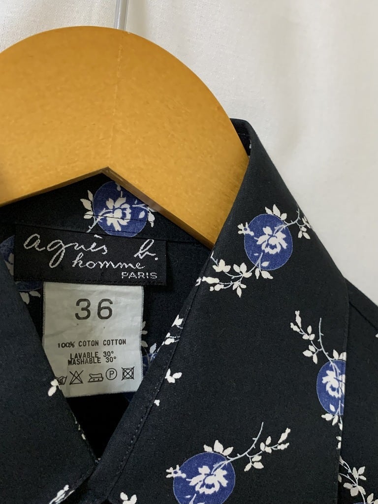 All Over Pattern Design Long Sleeve Shirt "agnès b."