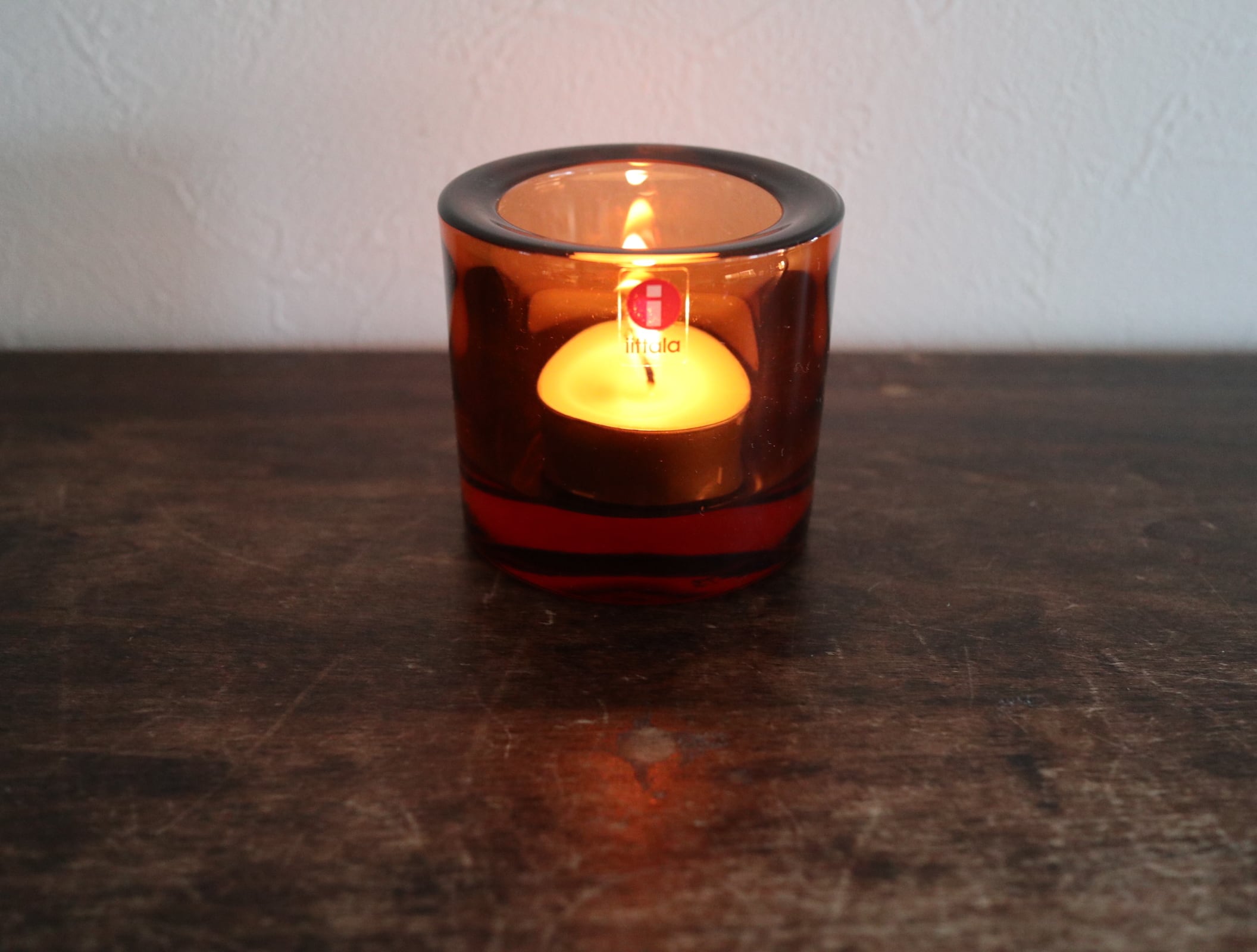  kivi キャンドルホルダー セビリアオレンジ、モスG セット iittala/イッタラ Kivi/キヴィ キャンドルホルダー セビリアオレンジ