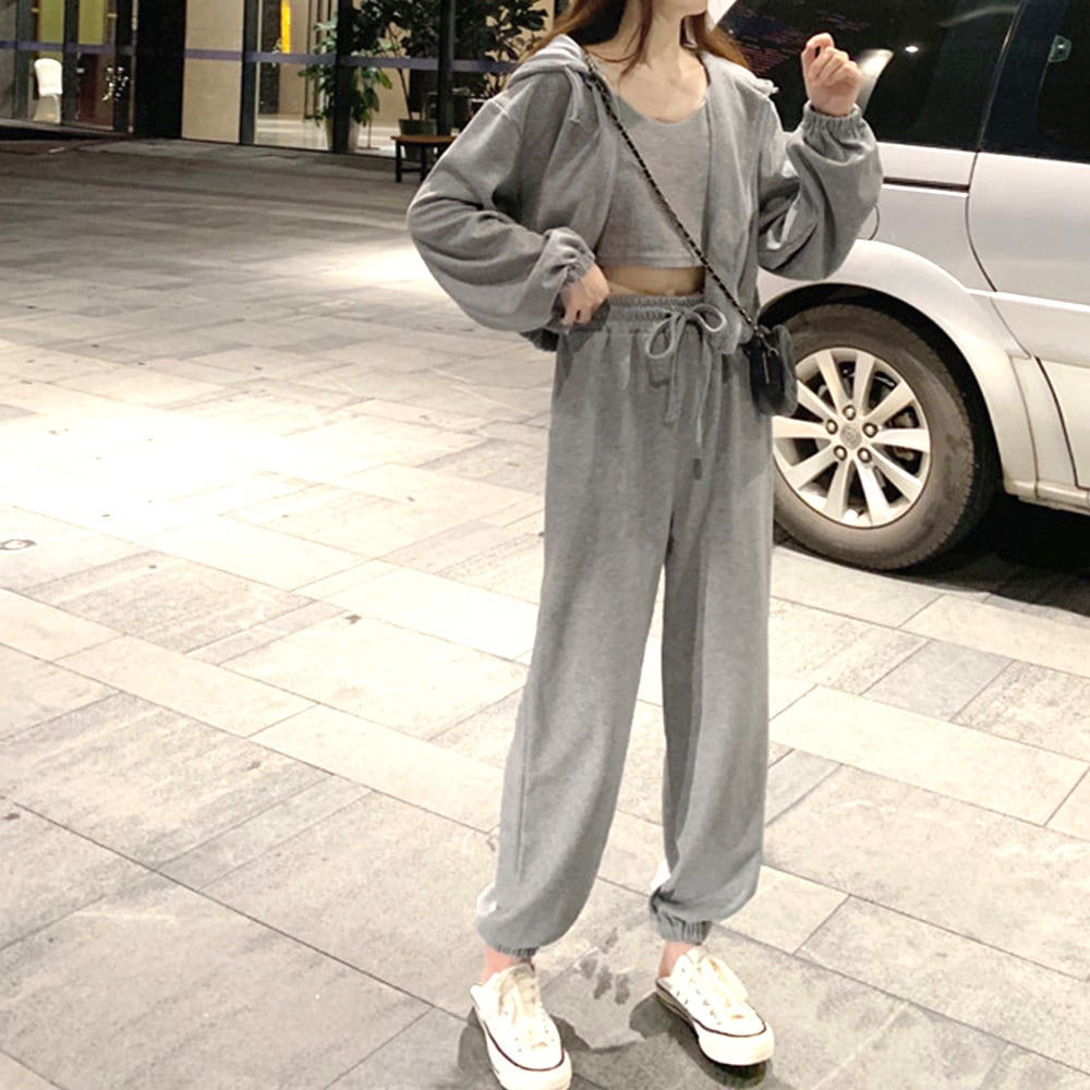 スウェット 3点セット レディース おしゃれ ジャージセットアップ