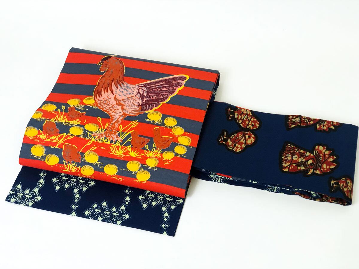 セレクトファブリック名古屋帯 ニワトリ | 重宗玉緒 WEB SHOP