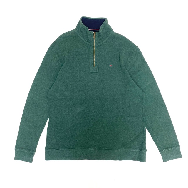 TOMMY HILFIGER トミーヒルフィガー ハーフジップスウェット 