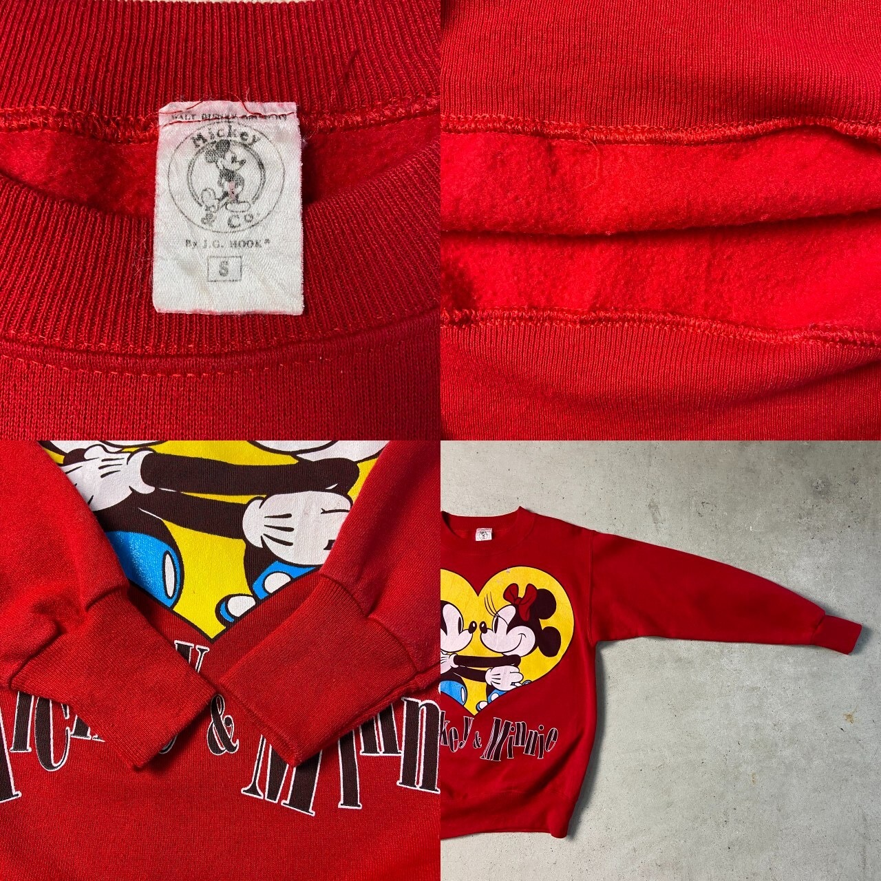 80~90年代 USA製 Mickey&Co. Mickey&Minnie ミッキー&ミニー 