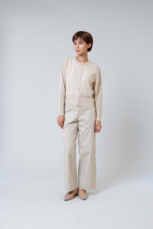 P261-21011   クルーネックニットカーディガン