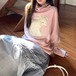 ボアラビットハイネックドルマンニット ・79095