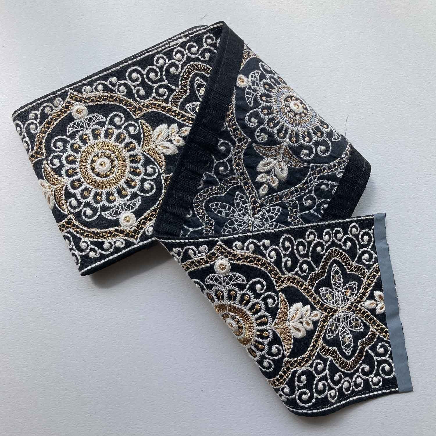 再入荷〉アラベスク柄幅太刺繍リボン（1mカット） | Dua-アクセサリー