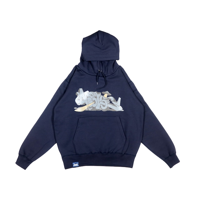 "MOL53" Abduction of U.F.O Heavy HOODIE [NAVY]