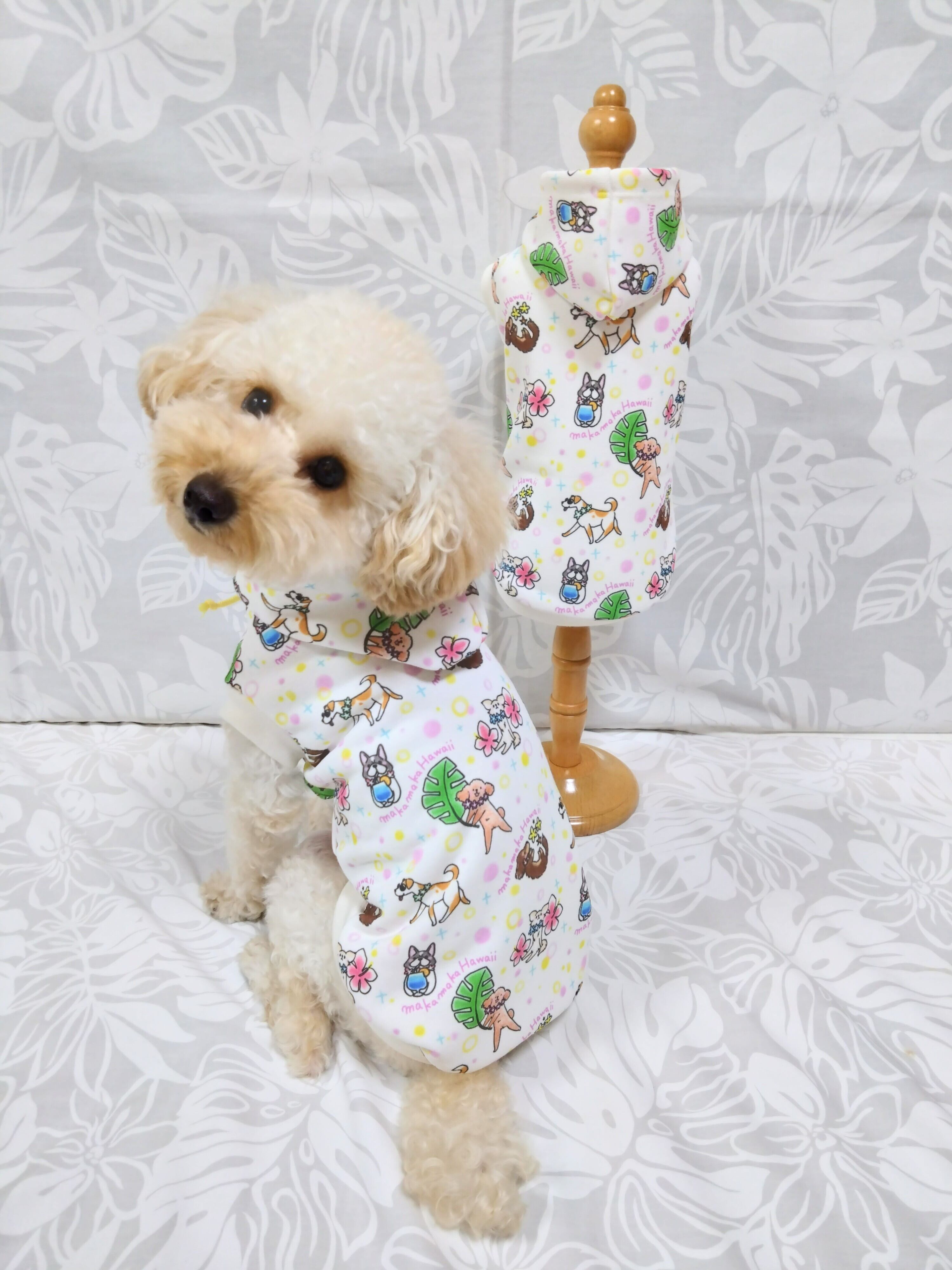犬服ハンドメイド アメリカンスターミニ裏毛Sサイズ 犬服ハンドメイド アメリカンスターミニ裏毛Sサイズ