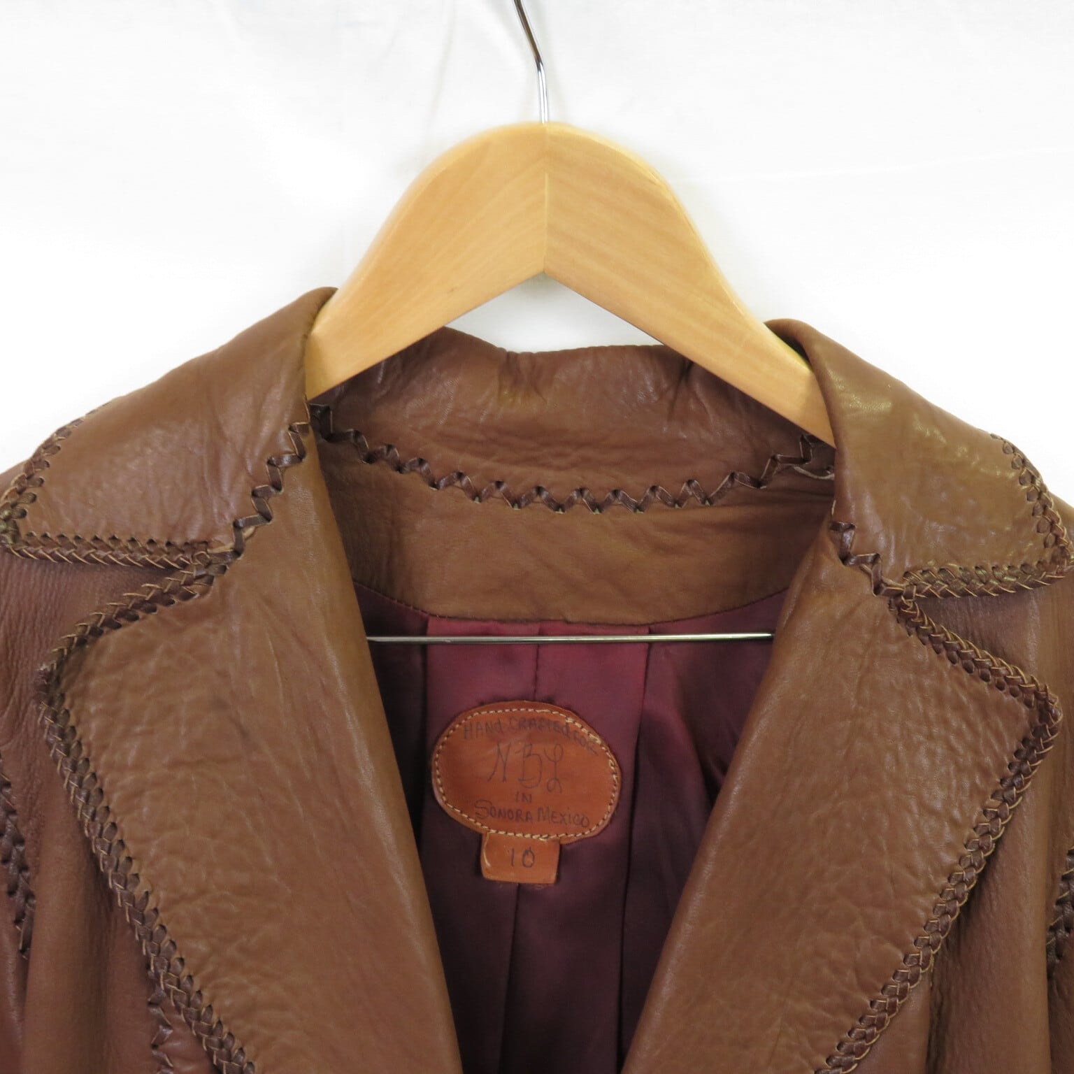 70s North Beach Leather レザークラフト ジャケット sizeレディース10