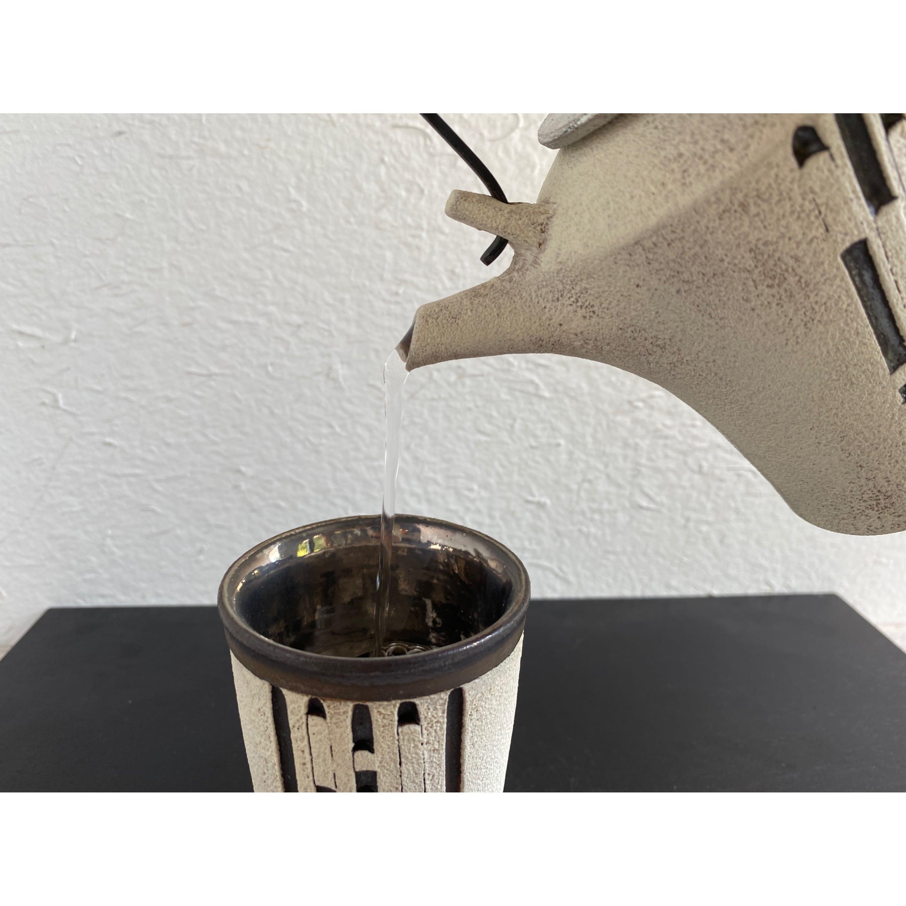 丹波焼 急須 Pot 鎬象嵌（しのぎぞうがん） 200cc