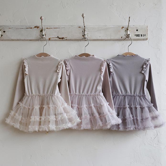【2点送料無料】«予約»«puella flo» トゥルーディワンピース 3colors