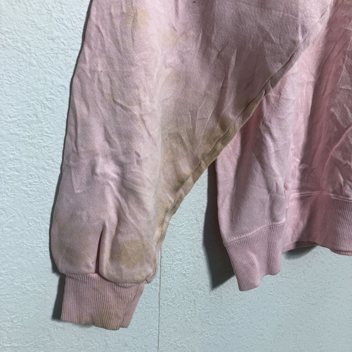 Hanes 無地 スウェット トレーナー M ピンク ヘインズ シンプル 裏起毛