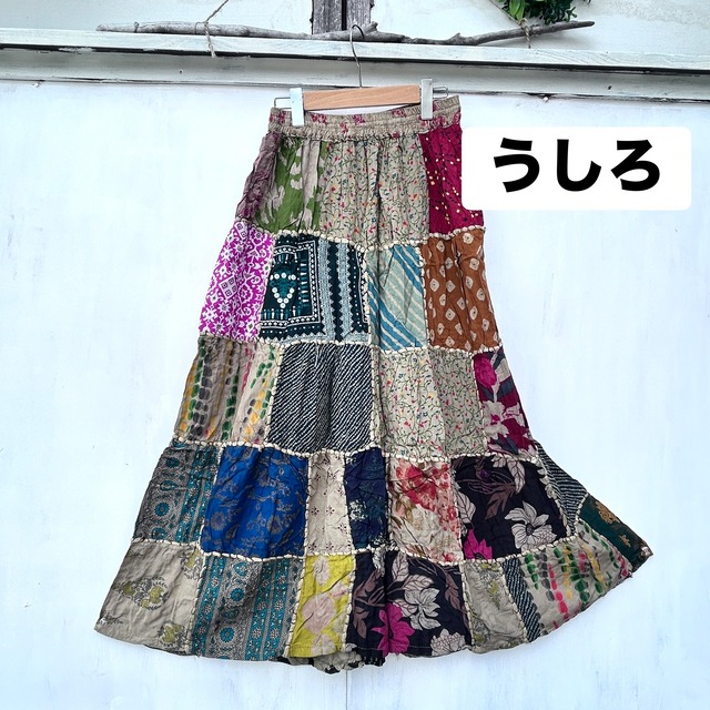 パッチワークふんわりスカート