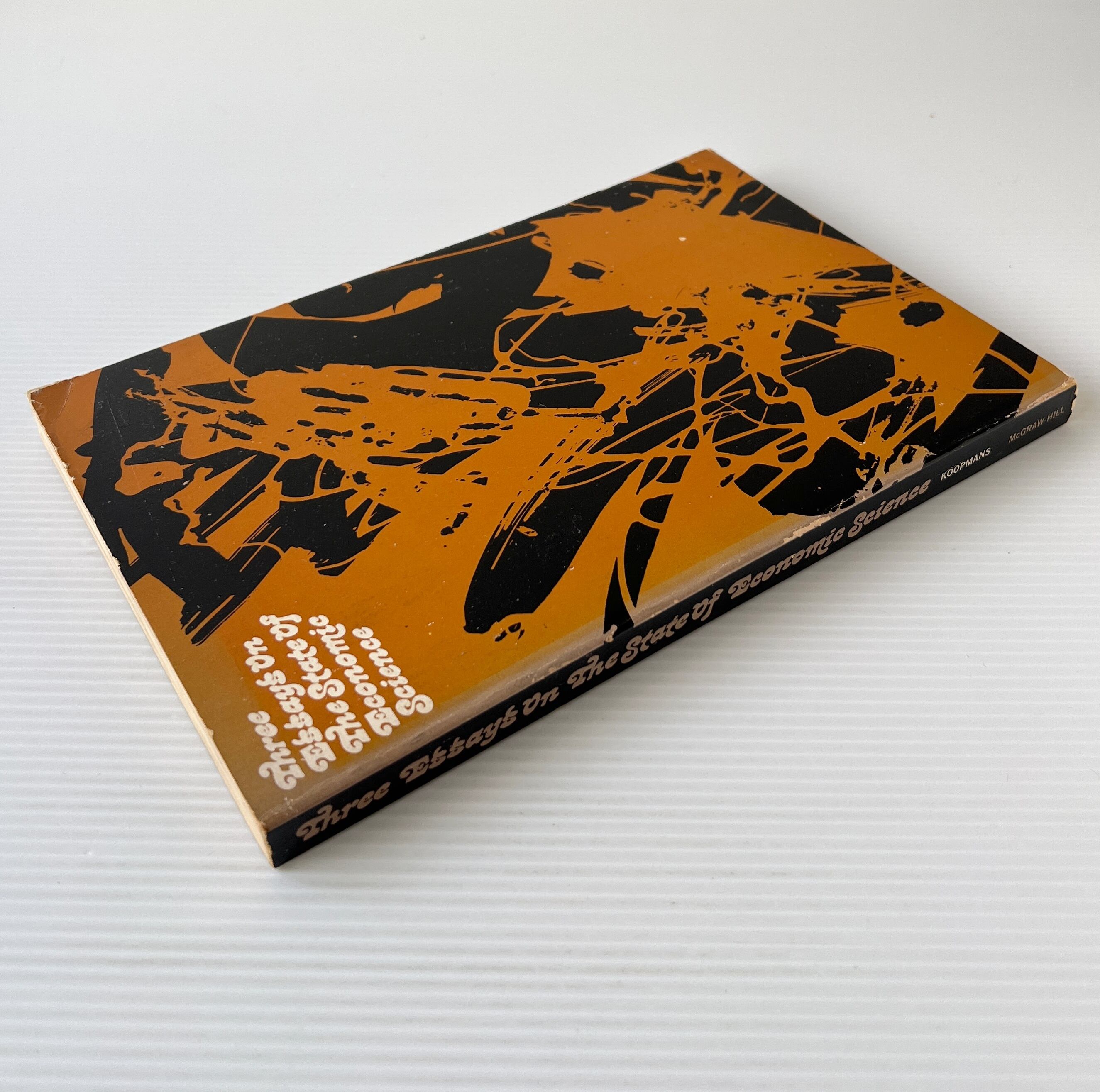 Three Essays on the State of Economic Science / Tjalling C. Koopmans チャリング・クープマンス / McGraw-Hill Book Company