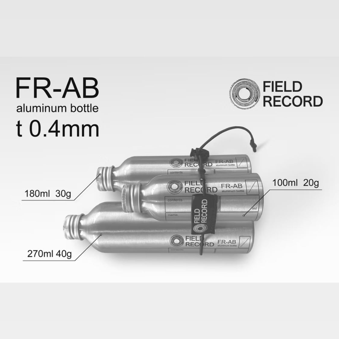 新品 FIELD RECORD FR-AB / aluminum bottle
