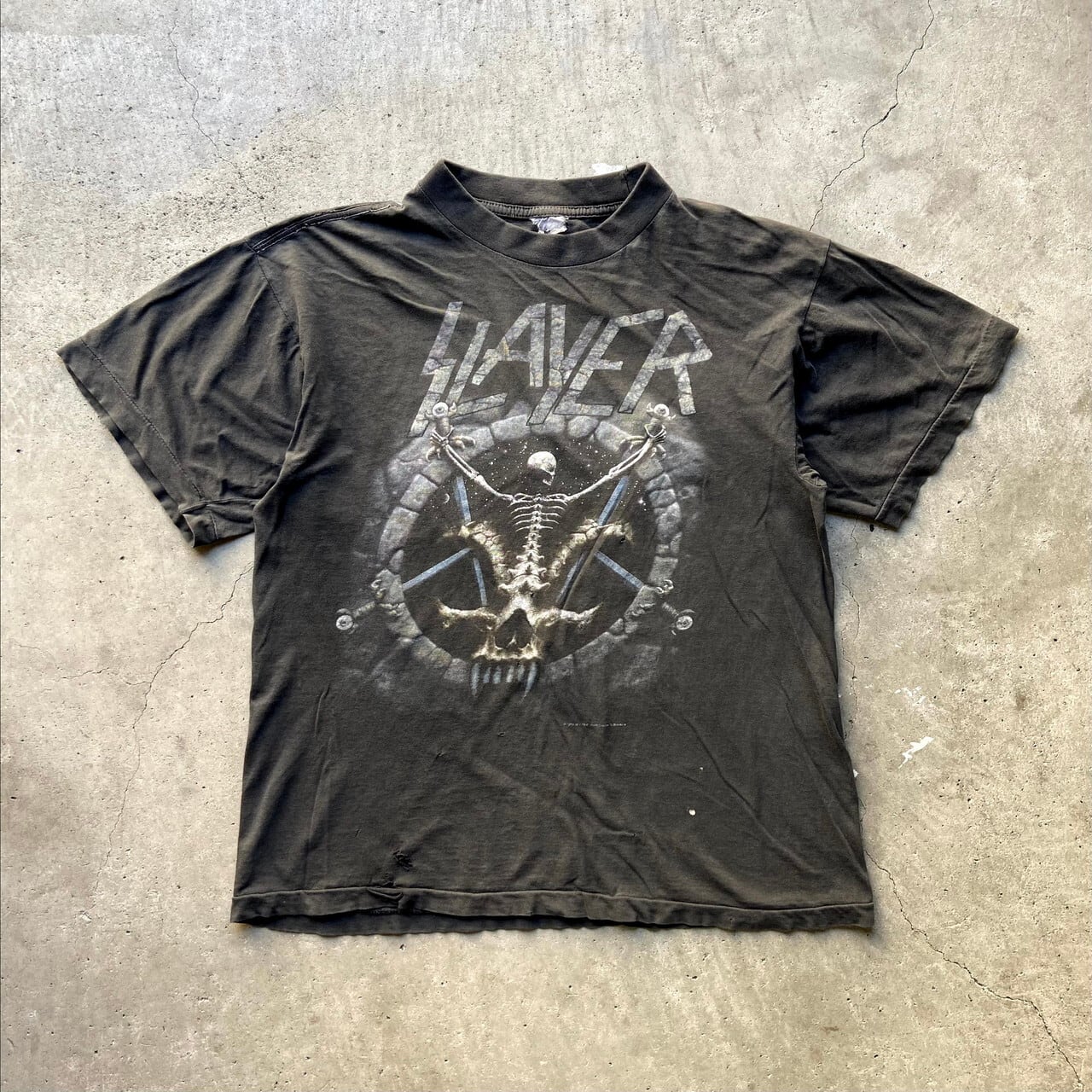 90s slayer ビッグプリントtシャツ ヴィンテージ