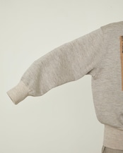 i’m here - Train Ticket Jacquard Turtle Knit :Beige|1968トレインチケット/ジャカード/アシンメトリー