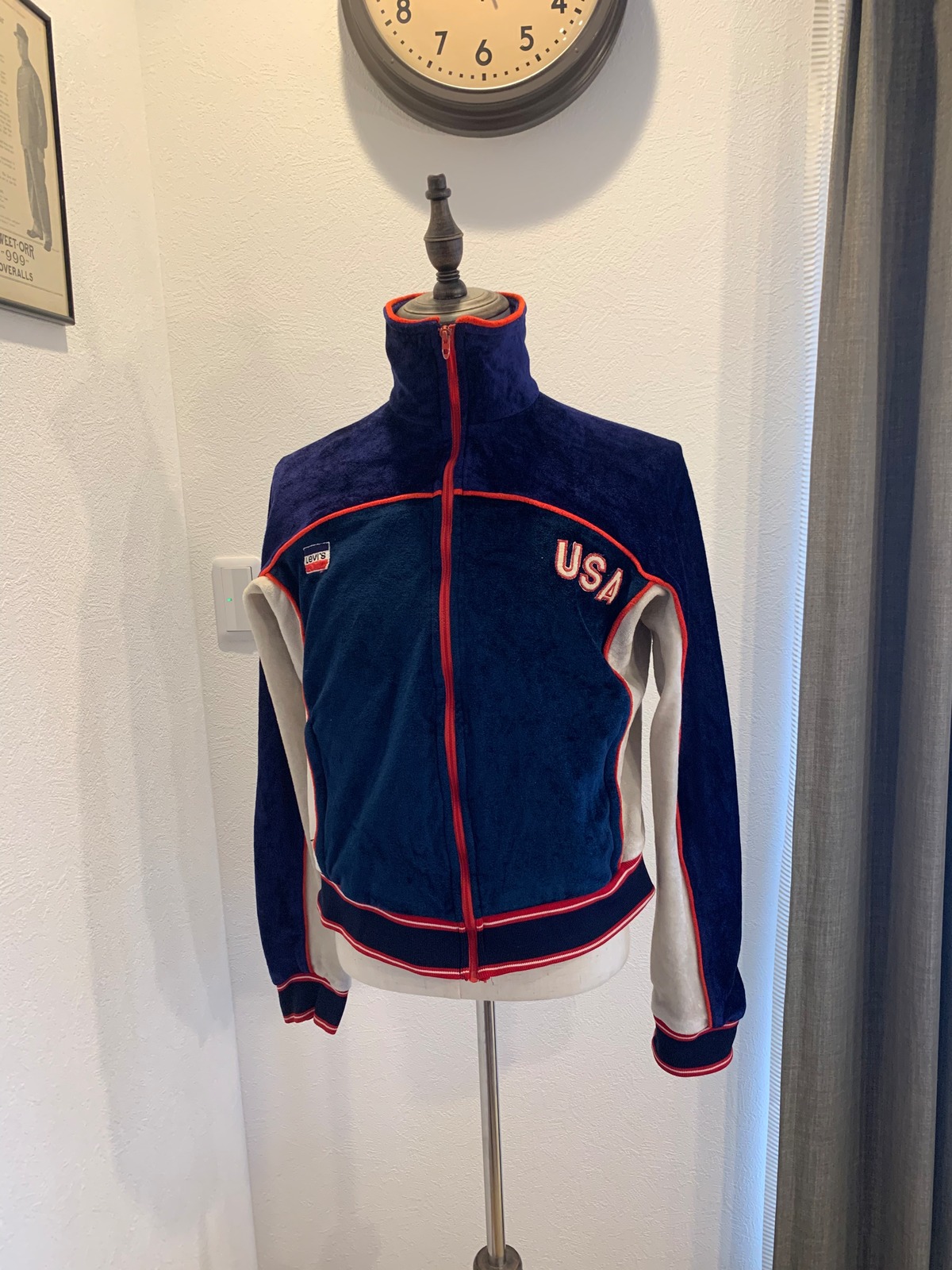 80s levis usa オリンピック ジャージ ベロア XL | Brisbane_antique