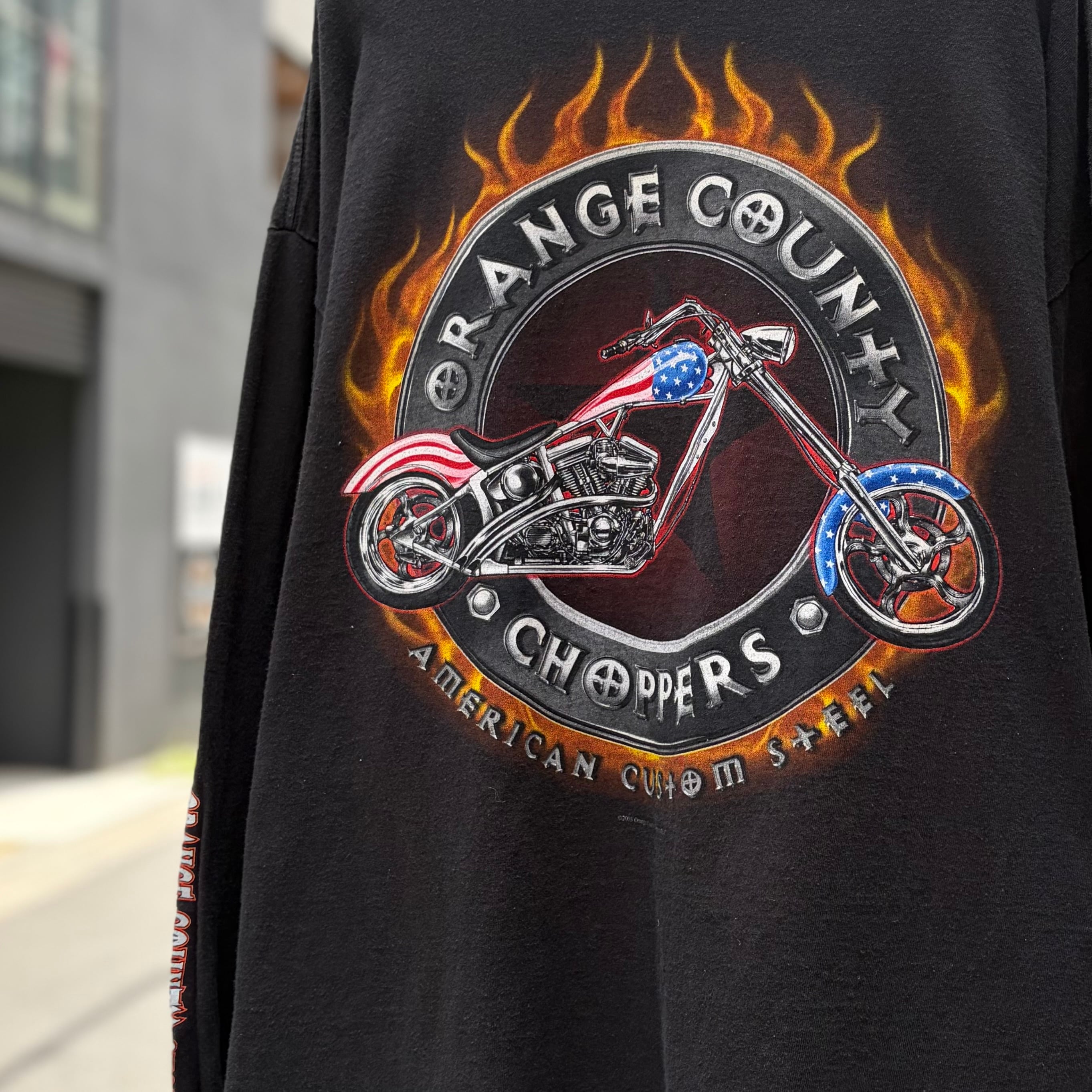 フレイム、2XL‼︎】00's Orange County Choppers L/S Tee | 下北沢