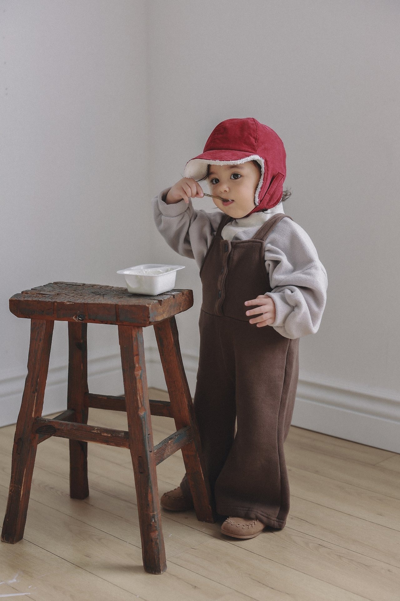 ONU［取寄］起毛 sweat overalls 26winter