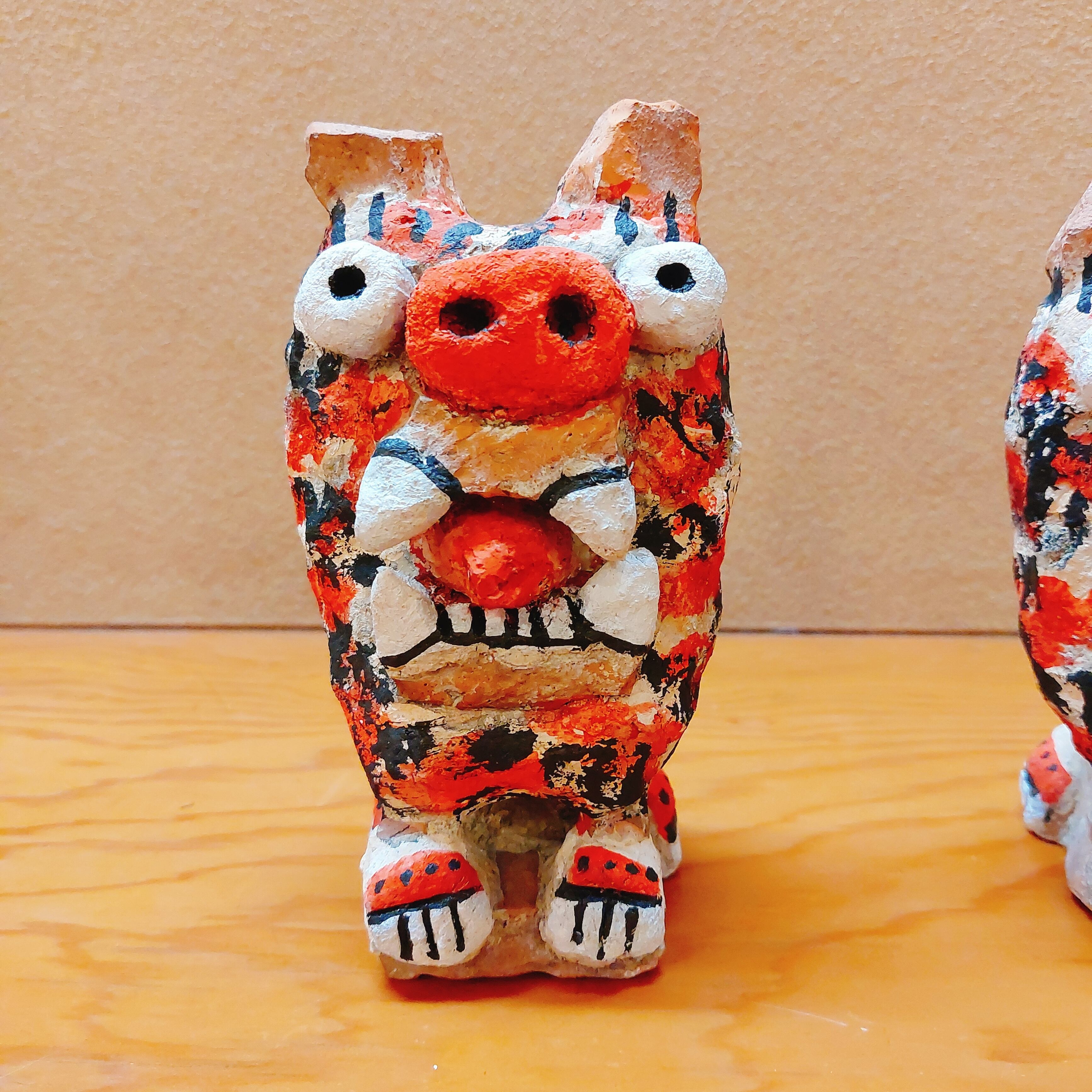 漆喰シーサー① 楽天市場】漆喰シーサー 沖縄 お土産 置物 門柱 玄関 ペア 琉球