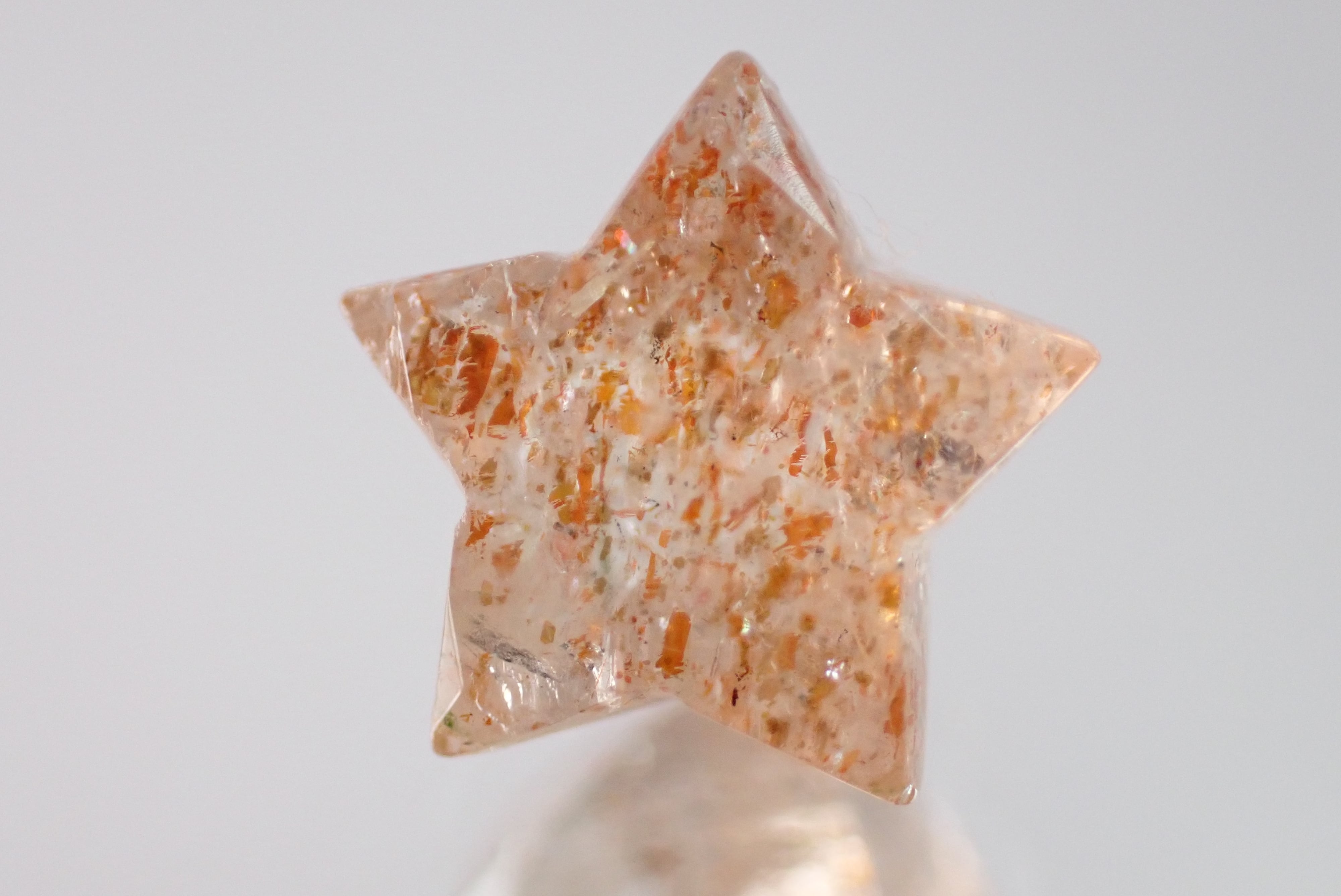 オレンジサンストーン(スターカット) 2.5ct [C1‐578] | differencee