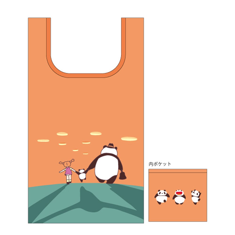 NEW】パンダコパンダ エコバッグ ゆうぐれ（6312） | すすのこ商店