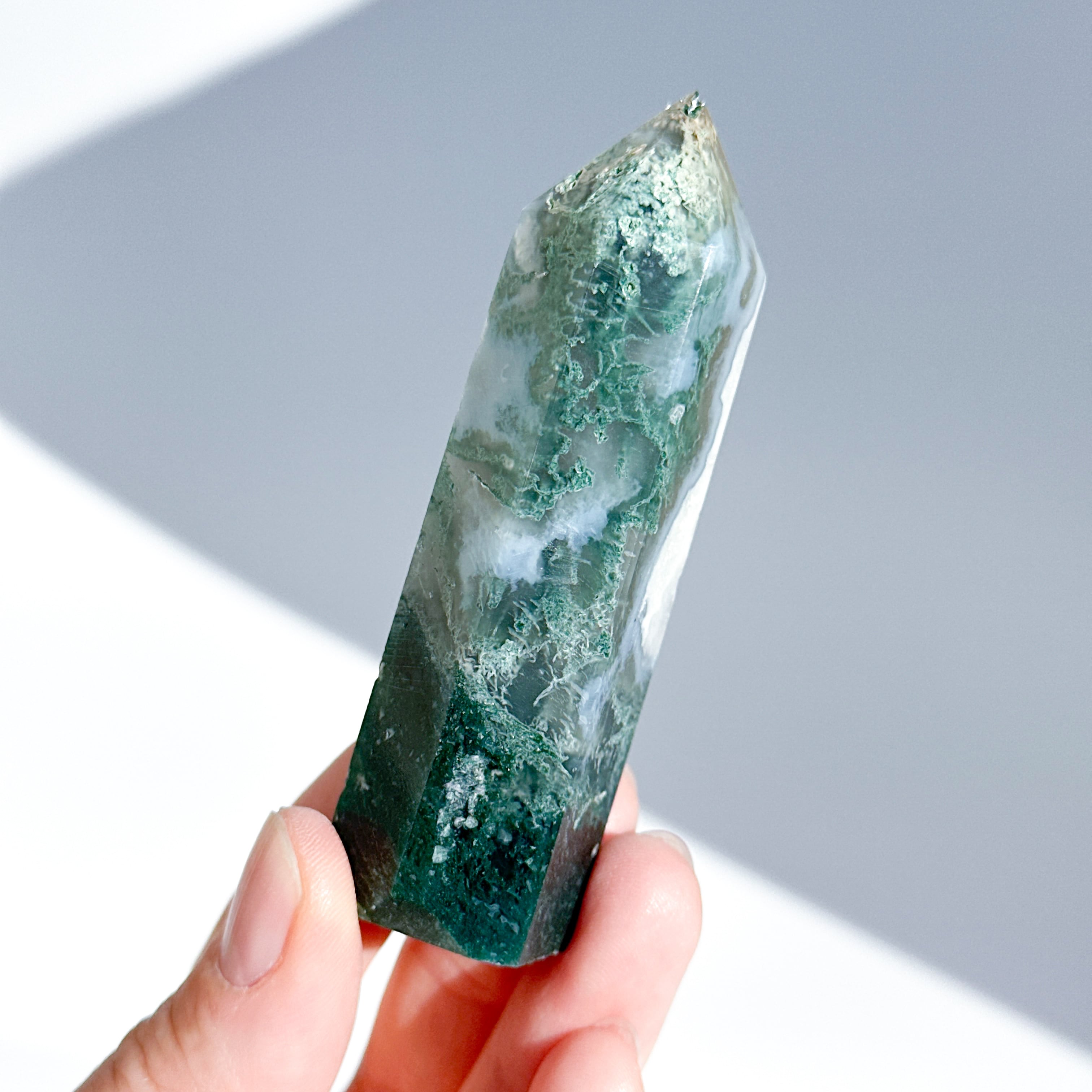 モスアゲート タワー84◇ Moss Agate ◇天然石・鉱物・パワーストーン