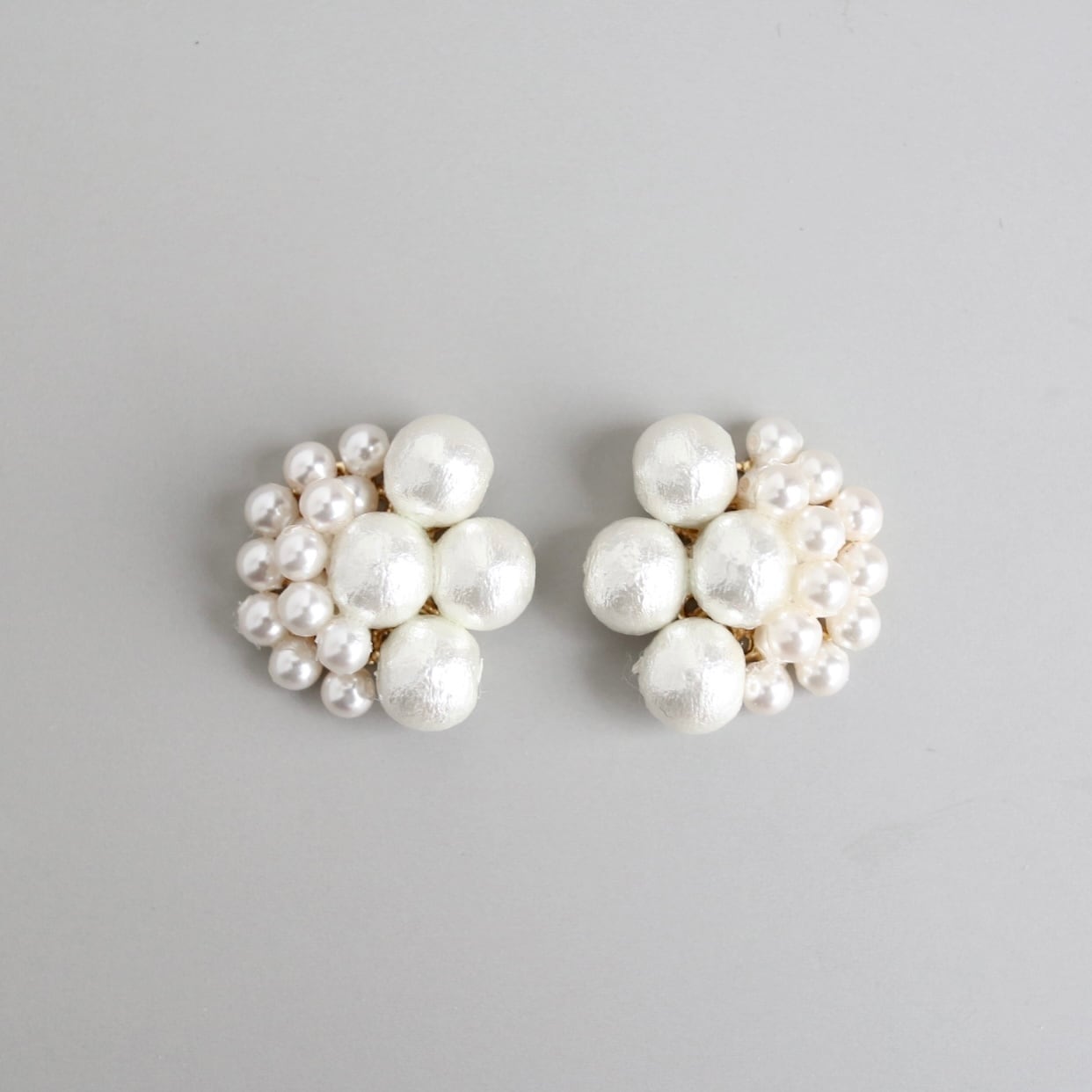 【イヤリング/ピアス】ミックスパール