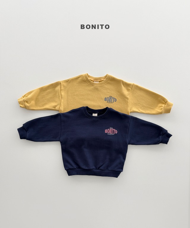 convex bonito sweatshirt【BONITO】※9月中旬発送予定