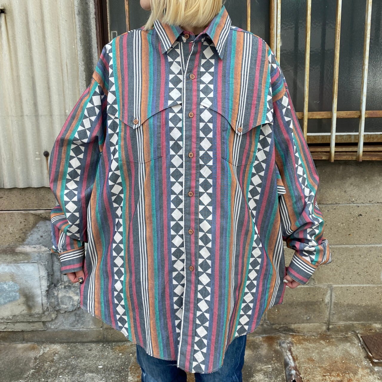 Panhandle Slim ウエスタンシャツ 50'sタグ M size