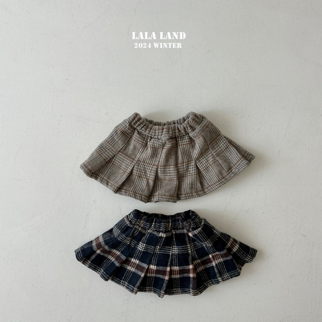《即納》《lalaland》Classic Check Skirt